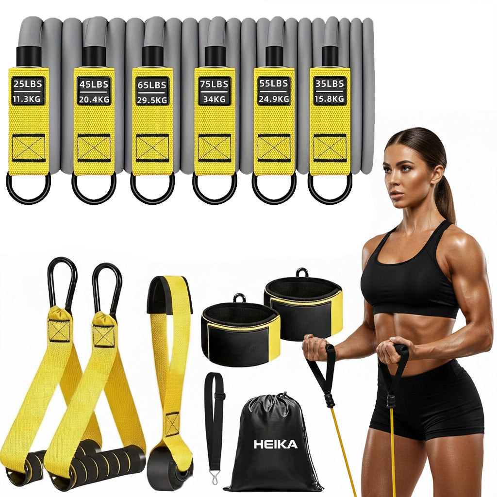 Heika PowerStack™ | 300LBS Professional Resistance Bands Set