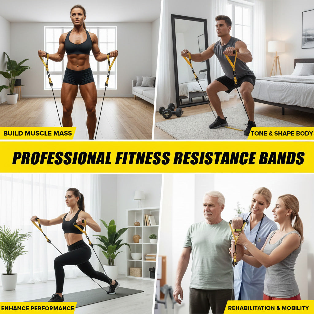 Heika PowerStack™ | 300LBS Professional Resistance Bands Set