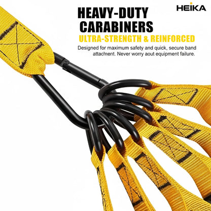 Heika PowerStack™ | 300LBS Professional Resistance Bands Set